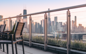 Austin glass railings